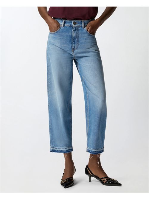 Jeans balloon fit con scoloriture PINKO | 103857A341/PJF